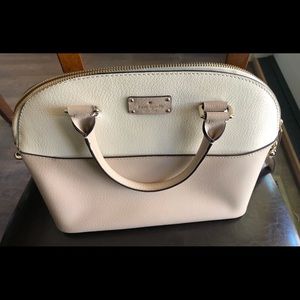 Kate Spade Carlie Satchel. Color: Cream/Brown